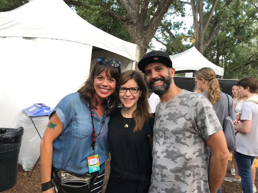 This year at ACL, we got to introduce special guest Lisa Loeb on the Kiddie Limits stage!